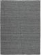 Nouveau Plain Dark Grey Vloerkleed - 200x300 - Rechthoek - Laagpolig Tapijt - Industrieel - Antraciet, Grijs