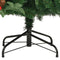 vidaXL - Kunstkerstboom - met - scharnieren - dennenappels - en - bessen - 210 - cm