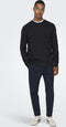 ONLY & SONS ONSWADE REG 5 STRUC MOCK NECK KNIT - Gebreide pullover - Rolkraag - Maat S