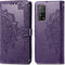iMoshion Hoesje Geschikt voor Xiaomi Mi 10T Pro / Mi 10T Hoesje Met Pasjeshouder - iMoshion Mandala Bookcase - Paars