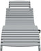vidaXL - Ligbed - 184x55x64 - cm - massief - acaciahout - grijs