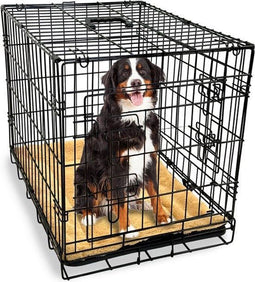 Gopets Hondenbench Opvouwbaar XL - Hondenbench - Incl. Hondenkussen - 2 Deuren - 107 x 71 x 76 cm