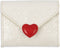 Konges Sløjd Love Letter Portemonnee met glitter - Cream Glitter
