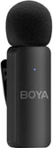BOYA BY-V4 - Microfoon met bevestigingsclip - Draadloos 20 - 20000 Hz - Zwart