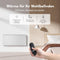 LEBENLANG Elektrische Wandverwarming - 2000W - Wifi Appbediening - IP24 Spatwaterdicht
