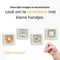 Daily Solutions® DS16-23 - Leerkubus - Educatief sensorisch speelgoed - Wit/Geel