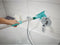 Leifheit Flexipad - Bad- en tegelwisser - 360° draaibaar - Turquoise/Wit