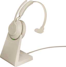 Jabra Evolve2 65 MS Mono - Bluetooth Headset - Draadloos - Beige