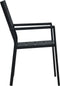 vidaXL - Tuinstoelen - 2 - st - hout-look - HDPE - zwart