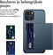 imoshion Hoesje Geschikt voor iPhone 14 Hoesje - Ruimte voor 2 pasjes - imoshion Backcover met pasjeshouder - Donkerblauw