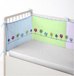 Wiegbeschermer Cool Kids Patch Garden (60 x 60 x 60 + 40 cm)