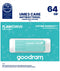 Goodram UME3 - USB Stick 64GB - Spatbestendig - Turkoois