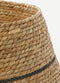 House of Seasons Kerstboomrok - H26 x Ø58 cm - FSC Mix - Zeegras - Bruin Zwart