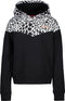 Cars Jeans Lisha - Sweater met capuchon - All over print - Zwart (maat 128)