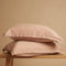 Coco & Cici - Tencel Twill Kussensloop 70 x 60 cm - Kussenhoes - Peach - Lyocell - Extra Zacht - 3 cm Volant