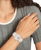 Tommy Hilfiger TH1782716 MONICA Dames Horloge - Mineraalglas - Staal - Zilverkleurig - 38 mm breed - Quartz - Vouw/Vlindersluiting - 3 ATM (spatwater)