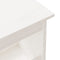 vidaXL - Halbankje - 160x28x45 - cm - massief - grenenhout - wit