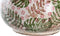 Vaas DKD Home Decor 21 x 20 x 16 cm Bruin Wit Groen Keramiek Tropisch Blad van een plant