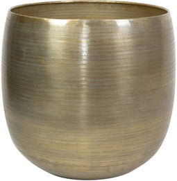 Ter Steege Bloempot Aluminium Goud D 42 cm H 41 cm