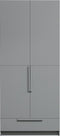 WOOOD Pure 2-Deurs Hangkast - Grenen - Betongrijs - 215x95x60