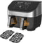 Instant Vortex Plus - Dual Airfryer - 8-in-1 functies - RVS 7,6 liter (8 Qt)