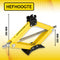 Dunlop Autokrik - Mechanisch - Hefvermogen 1500KG - Lifthoogte 26-38 cm - Geel/Zwart