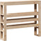 vidaXL - Hoofdbord - met - schappen - 90 - cm - massief - grenenhout