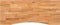 vidaXL - Bureaublad - rechthoekig - 120x50x2,5 - cm - eikenhout - lichtbruin