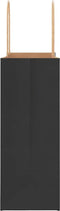 vidaXL - Wasmachinekast - 64x24x190 - cm - bewerkt - hout - gerookt - eikenkleurig