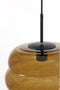 Light & Living Hanglamp Misty - Bruin - 30x30x37cm - Modern - Hanglampen Eetkamer, Slaapkamer, Woonkamer