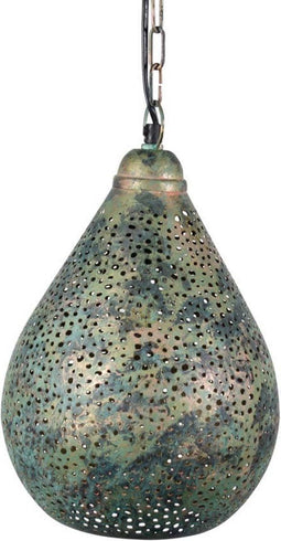 Safaary - Oosterse Hanglamp Green Patina Avani Ø 23 x 35cm