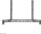Neomounts AWL29-750BL1 - Soundbar steun - Universeel en verstelbaar - Zwart