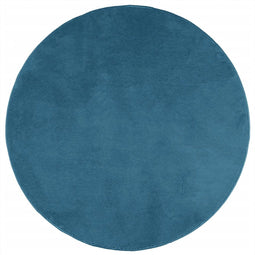 vidaXL - Vloerkleed - OVIEDO - laagpolig - Ø - 280 - cm - turquoise