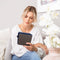 imoshion E-reader Hoesje - Geschikt voor Tolino Shine 3 - Vegan Leather Bookcase - Donkerblauw