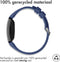 iMoshion Bandje Geschikt voor Fitbit Ace 2 - iMoshion Siliconen band gekleurde gesp - Donkerblauw