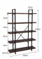 VDD Wandkast - industrieel - metalen frame - zwart - 140x32x178 cm
