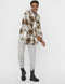 VERO MODA VMOLIVIA CHECK JACKET GA BOOS - Dames Jas - Oversized model met knoopsluiting - Maat L (40)