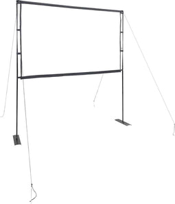 vidaXL - Projectiescherm - met - statieven - 100 - inch - 16:9