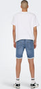 ONLY & SONS ONSPLY JOG BLUE SHORTS PK 8584 DNM NOOS Heren Broek - Maat M