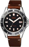 Horloge Heren Q&Q A172J312Y Bruin Zwart (Ø 43 mm)