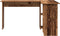 vidaXL - Hoekbureau - met - Opslag - Oud - Hout - 142x102x73 - cm