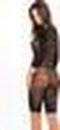 Bodystocking met geometrisch dessin - S/M