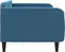 vidaXL - Slaapbank - 90x200 - cm - fluweel - blauw