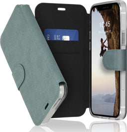 Accezz Hoesje Geschikt voor iPhone 12 Pro / 12 Hoesje Met Pasjeshouder - Accezz Xtreme Wallet Bookcase - Lichtblauw