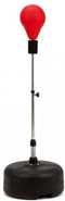 Toorx Fitness Bokszak Staand - Vrijstaande bokspaal - Staande Bokszak - Met zand of water vulbare voet - Rood - Verstelbaar van 120 cm tot 160 cm hoog - Boksen - Thuis Trainen - Fitness