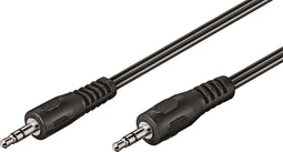 Audio Jack Cable (3.5mm) Ewent Black