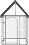 vidaXL - Hondenkennel - voor - buiten - met - dak - 600x200x150 - cm