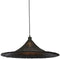 GOOD&MOJO Hanglamp Borabora - Rotan Zwart - Ø40cm - - Hanglampen Eetkamer, Slaapkamer, Woonkamer
