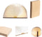 LEDR® Book Lamp Maple Brown M - 16,5 x 12,5 cm - Oplaadbaar - Inclusief USB kabel - Waterdicht 100% Rycyclebaar Papier - Boek Lamp
