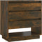 vidaXL - Dressoir - 70x41x75 - cm - bewerkt - hout - gerookt - eikenkleurig